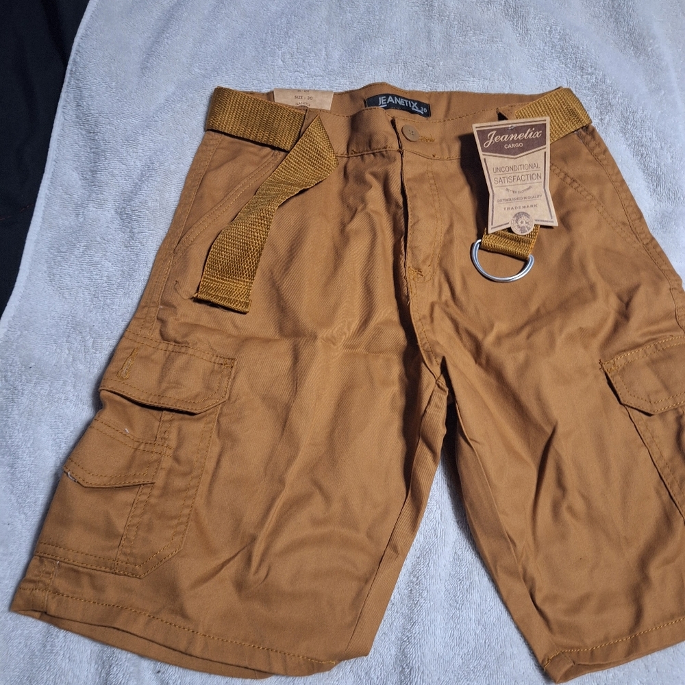 Men's Brown Cargo Shorts